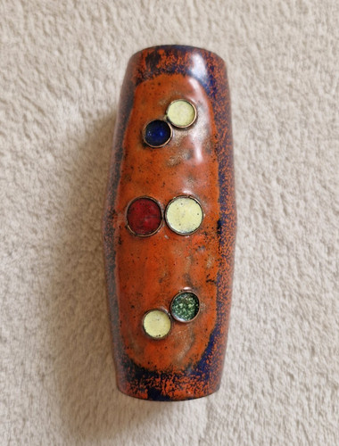 Vintage emaille vase - vase, auf