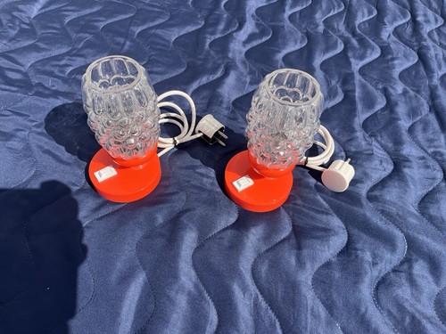 Paar space age tischlampen - space,