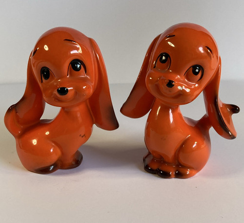 Vintage keramik hunde - vintage,