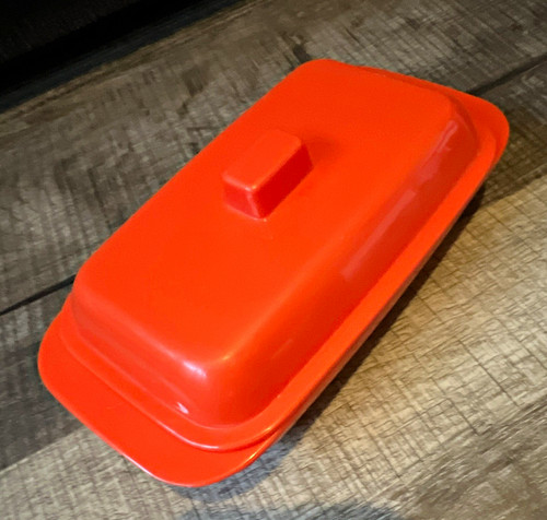 Butterdose kunststoff orange - butterdose,