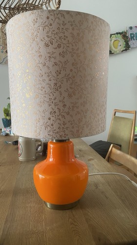 70er jahre stehlampe orange - jahre,