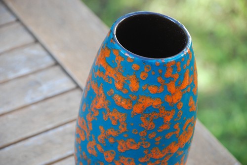 Fat lava vase - lava,
