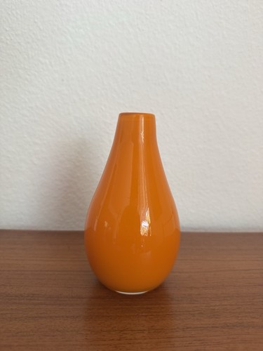 Vase 70er jahre orange - 70er,