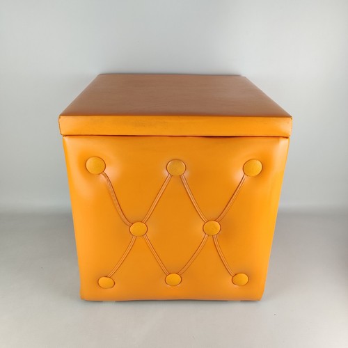 70er sitztruhe hocker - 70er,