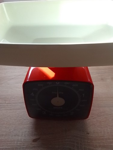 Krups type 875 küchen waage - krups,