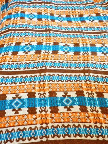 Vintage plaid gewebt boho - plaid,