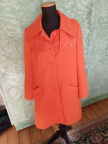 70er jahre trenchcoat orange - jahre,
