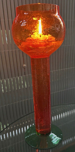 Vintage glas teelichthalter - vintage, glas,teelichthalter