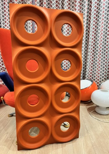Moderne orange wanddekoration - moderne,