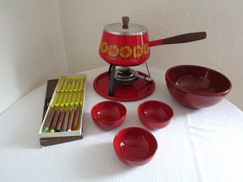 Fondue set 70er - fondue,