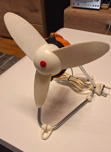 Vintage tischventilator orange - vintage,