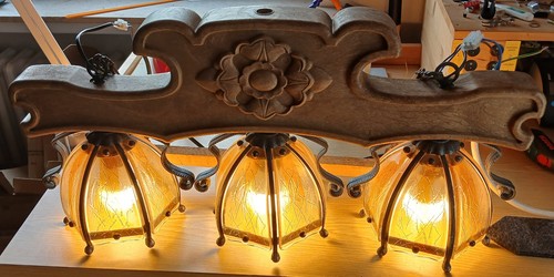 Vintage deckenlampe flammig - deckenlampe, 3-flammig