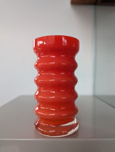 Vintage glasvase 60er 70er - vintage,