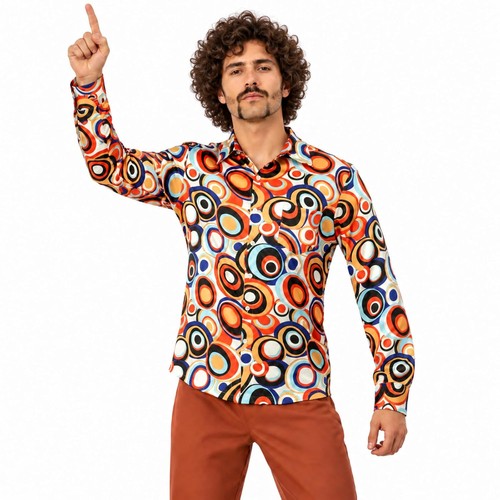 70er jahre hemd herren disco - jahre,