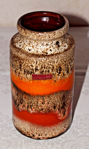 Vintage scheurich vase 203 - vintage,
