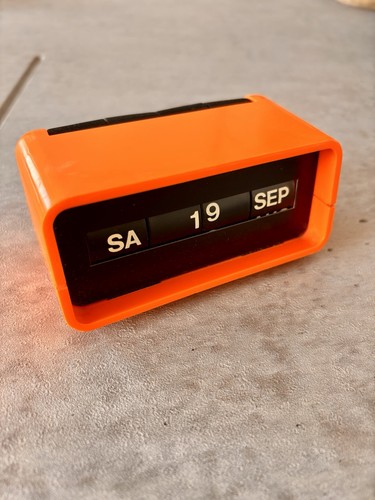 Vintage ewiger kalender 70er - ewiger,