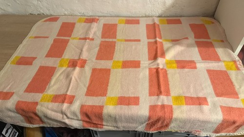 Vintage ddr wolldecke retro - wolldecke, /